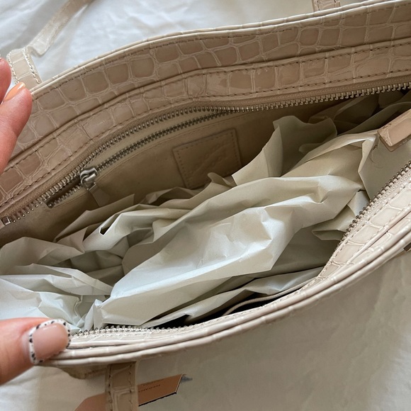 Paloma Wool Ecru Hermosa Leather Bag - Picture 4 of 5